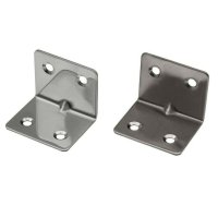 10x Edelstahl Winkelverbinder 32x32x38mm in 2...
