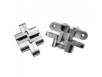 2x Edelstahl 180 Grad Kreuz Schwerlastscharnier verdeckte Montage Scharnier