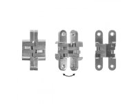 2x Edelstahl 180 Grad Kreuz Schwerlastscharnier verdeckte Montage Scharnier