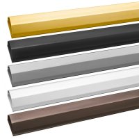 Kabelkanal aus Aluminium in 5 Farben insgesamt in 40 Varianten zum auswählen