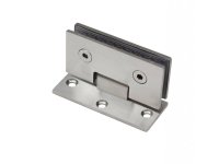 Edelstahl Glastür Scharnier Glas Halter Türbeschlag Glastürbeschlag Dusche Bad Wand / Glas B