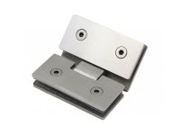 Edelstahl Glastür Scharnier Glas Halter Türbeschlag Glastürbeschlag Dusche Bad Glas / Glas 135°