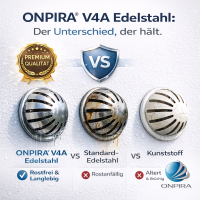 Edelstahl Lüftungsgitter & Laubfanggitter – Zuverlässiger Schutz für Dachrinnen Ø100 mm, Rostfrei & Langlebig“