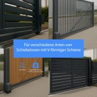 Hochlast Torrolle Laufrolle Schiebetor Rolltür Rolltor Hohlkehle Auswahlmöglichkeit: 50-140mm Modell: 90mm