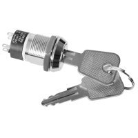 Schlüsselschalter 2X EIN 2-polig 250V / 4A...