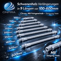 Schwanenhals Mikrofon Verlängerung Kabelschutz Ersatzteil Alarmanlage Kabel 200mm