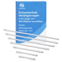 Schwanenhals Mikrofon Verlängerung Kabelschutz Ersatzteil Alarmanlage Kabel 300mm