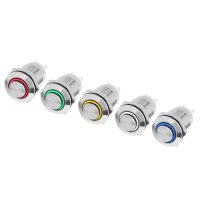 Taster oder Schalter 12V mit LED Beleuchtung  in 5 Farben & 2 Größen zum auswählbar