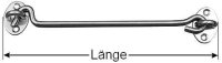 Edelstahl Sturmhaken/Türhaken in 8 Größen zur Auswahl Modell: 12cm