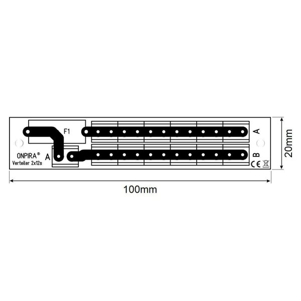 ONPIRA Stromverteiler Verteiler 8A belastbar Modellbau Gleich- und  Wechselstrom (V2x13) : : Spielzeug