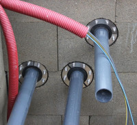 Universal  Ringraumdichtung für Rohr und  Kabel in 11 Grössen und 2 Material zum auswählen Stahl 100mm