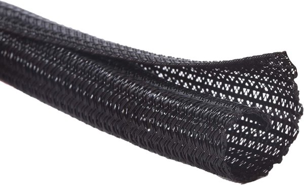 Gewebeschlauch Geflechtschlauch selbstschließend Kabel Schutz Schlauch Schlitz 25mm