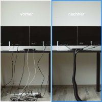 Gewebeschlauch Geflechtschlauch selbstschließend Kabel Schutz Schlauch Schlitz 38mm