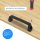 Tragegriff Haltegriff Hand Griff Kunststoffgriff Handgriff Schwarz Silber Tür Aluminium 180mm