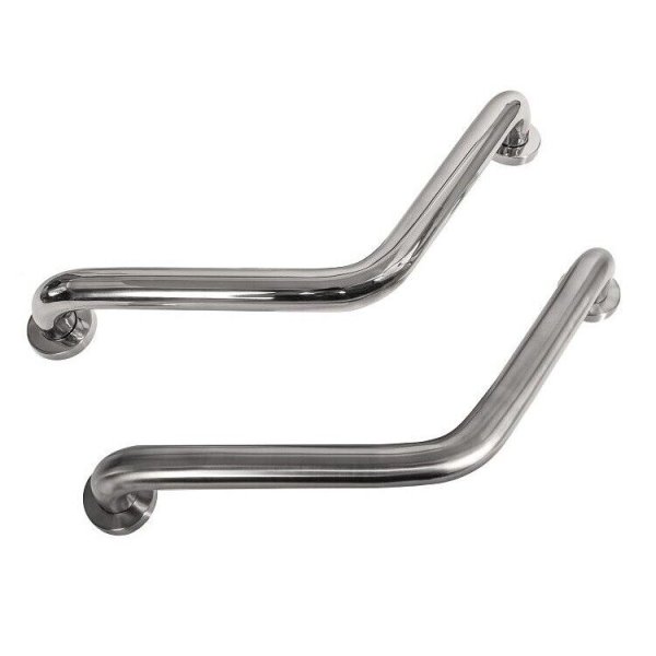 Griffiger 32mm Edelstahl Badewannengriff Halte Griff Wandgriff Bad Winkel