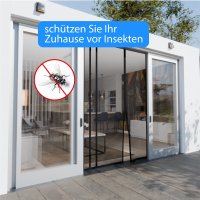 XXL Magnetvorhang 160-190x210cm Fliegengitter Magnet Insektenschutz Moskitonetz
