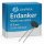 Erdanker mit Pufferscheibe Heringe 150x30mm Ø3mm Bodenanker Erdnagel Zeltnagel Anker Unkrautvlies 25 Stück