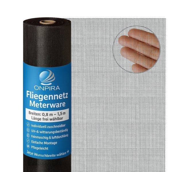 Insektenschutz Fenster Magnetrahmen Fliegengitter Fliegennetz Fiberglas Set DIY 1,20m Schwarz