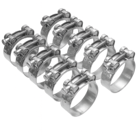 Edelstahl V2A Gelenkbolzen Schelle Schlauch Rohr Klemme 17-239mm Spannbereich