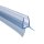 Duschdichtung Glastür 5–8mm, Dusch Tür Lippe Dichtung kürzbar 44–100cm PVC 44cm