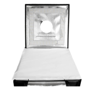 LED Fotostudio Lichtzelt 50x50cm mit LED-Beleuchtung, 4 Hintergründe, Tasche