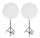 2x Daylight Achteck 90cm Softbox 5600W E27 Lampe Stativ Tasche 5500K Fotolicht