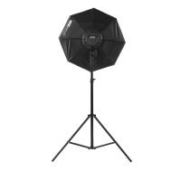 2x LED Daylight Achteck 60cm Softbox, Stativ, Tasche...