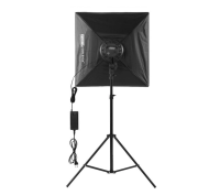 2x LED Daylight Set 60x60cm Softbox, Stativ, Tasche 5600K Dauerlicht Fotolicht