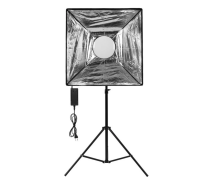 2x LED Daylight Set 60x60cm Softbox, Stativ, Tasche 5600K Dauerlicht Fotolicht