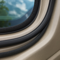 Gummidichtung selbstklebend Tür Fenster Glas Hub Dach Moosgummi TPE Dichtung KFZ