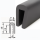 Kantenschutz U-Profil EPDM Gummi Dichtung Keder Schutzprofil Meterware Schutz 15x7,5mm