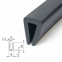 Kantenschutz U-Profil EPDM Gummi Dichtung Keder...