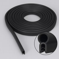 Universal KFZ Kofferraumdichtung EPDM Auto Tür Stahleinlage Dichtung Meterware 25x18mm