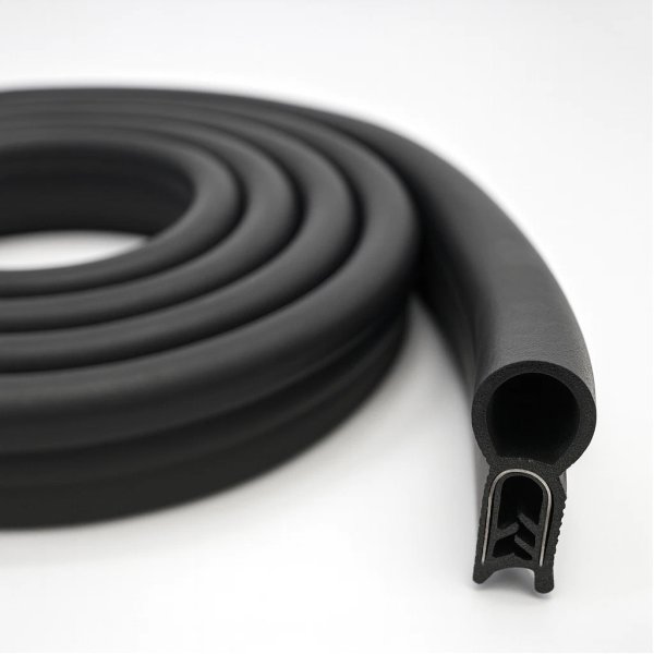 Universal KFZ Kofferraumdichtung EPDM Auto Tür Stahleinlage Dichtung Meterware 33x21mm