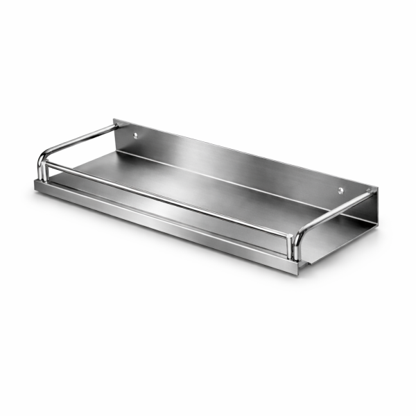 Edelstahl Küchenregal 30, 40 cm Gewürzregal Wandregal gebürstet Ablage modern 30cm