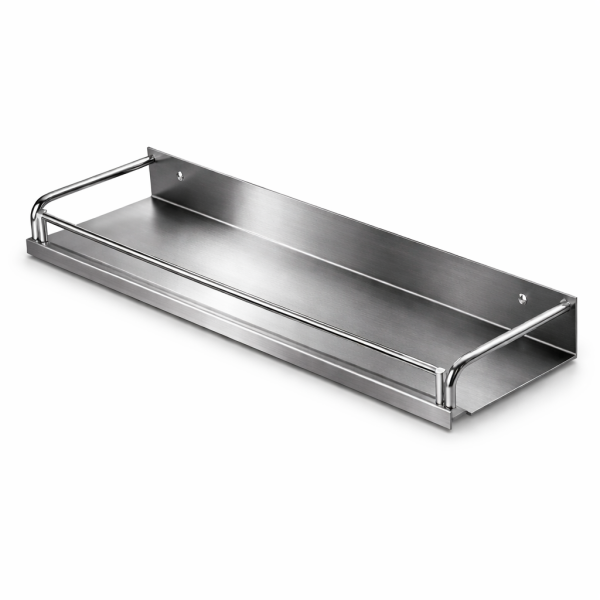 Edelstahl Küchenregal 30, 40 cm Gewürzregal Wandregal gebürstet Ablage modern 40cm