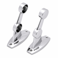 Doppel Wandhalter Gardinenstange 19mm Chrom Vorhangstange...