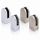 Glashalter Glasklemme 55x32 mm Chrom Edelstahl Optik Glas 8mm Rohr 42,4 Flach