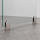 Glashalter Glasklemme 55x32 mm Chrom Edelstahl Optik Glas 8mm Rohr 42,4 Flach