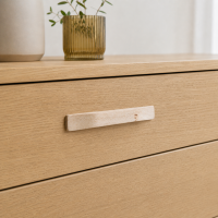 Holz Möbelgriff 128mm 160mm Schubladengriff Natur...