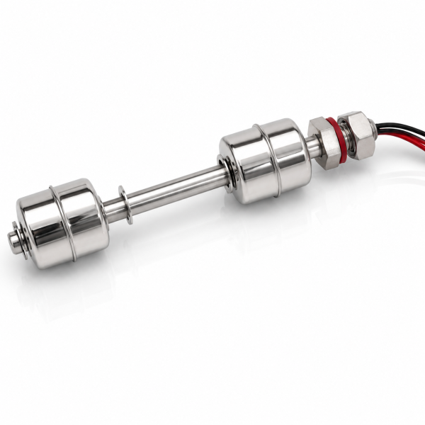 V4A Edelstahl Schwimmerschalter Pegelschalter Wasserstandsensor Tank Sensor Gerade